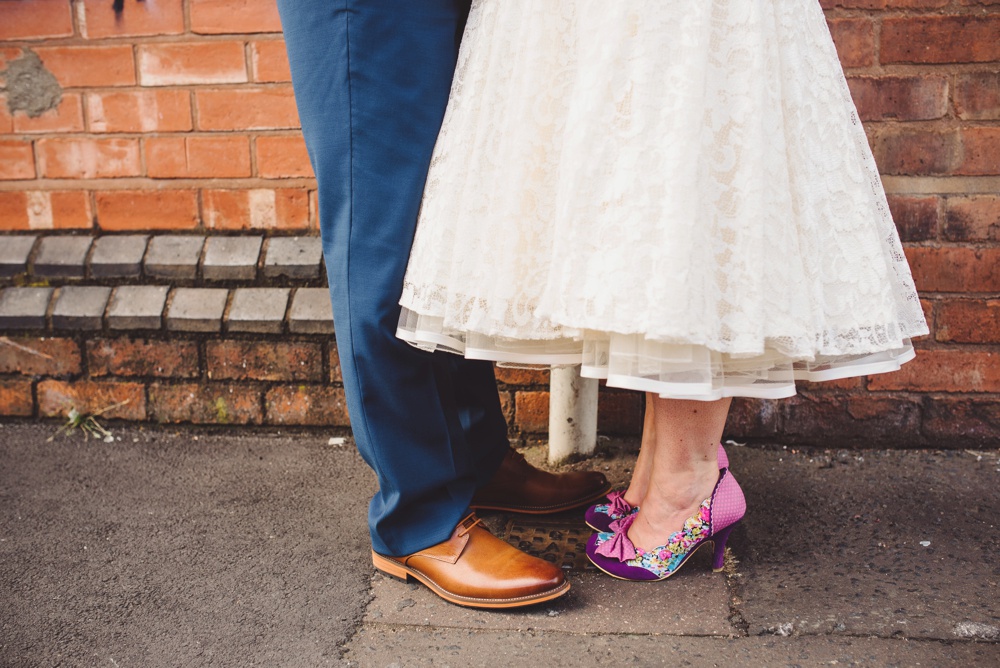fun wedding shoes for bride